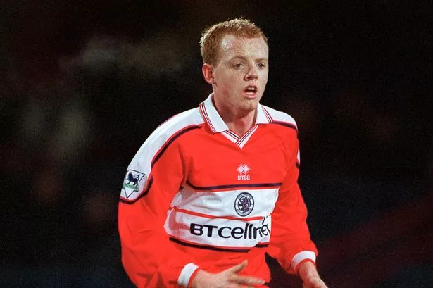 Andy Campbell in action for Middlesbrough in 2001