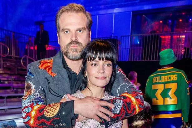 David Harbour and Lily Allen attend Netflix's "Stranger Things" season 4 premiere after party at Netflix Brooklyn on May 14, 2022 in Brooklyn, New York.