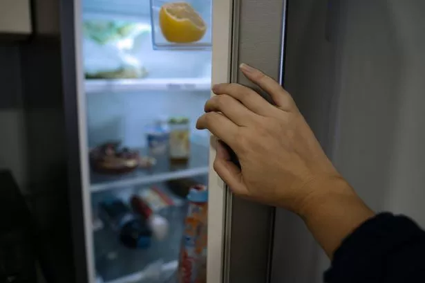 Opening fridge 