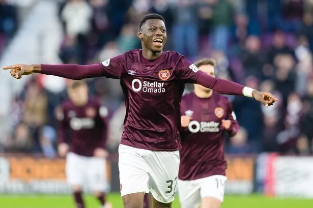 Hearts' Musa Drammeh could feature at Brechin City