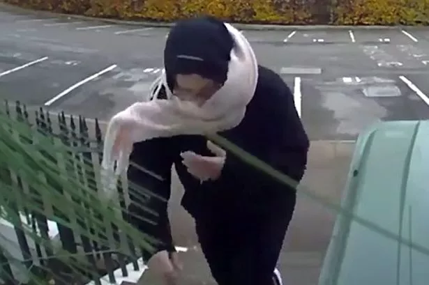 Police are on the hunt for a "real-life grinch" who was caught stealing hundreds of pounds worth of Christmas gifts - including presents for a partially deaf toddler