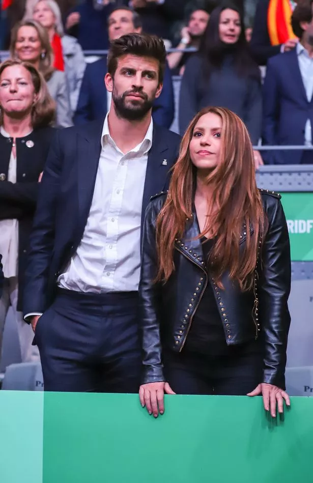 Gerard Pique and Shakira attend Davis Cup Final at Caja Magica on November 24, 2019