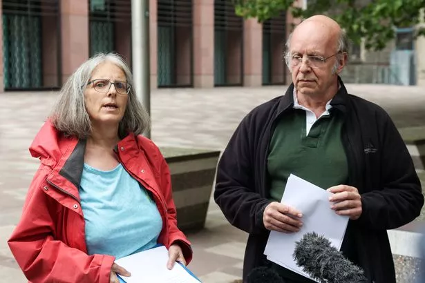 Natasha's parents Bob and Maggie Abrahart