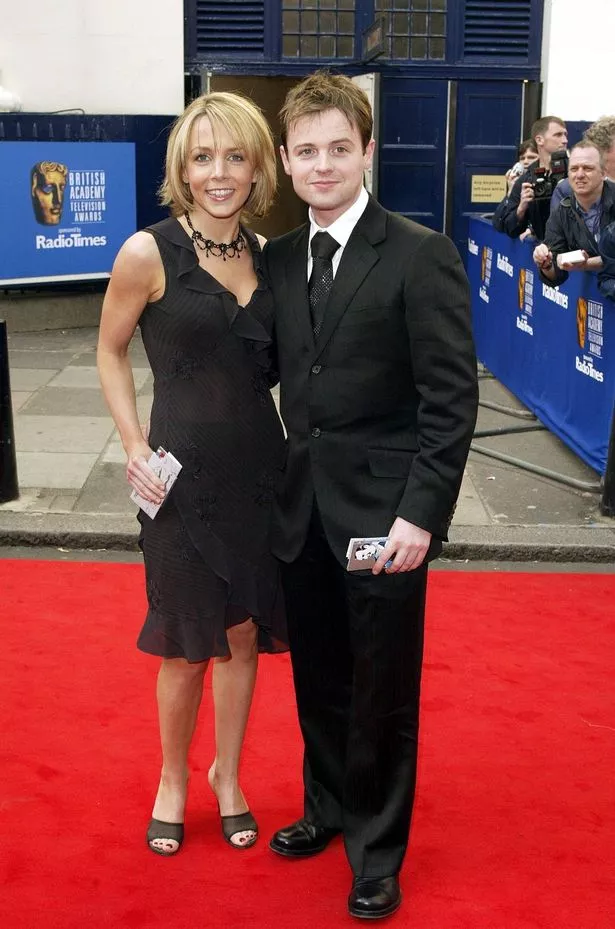 Dec on a red carpet with ex clare