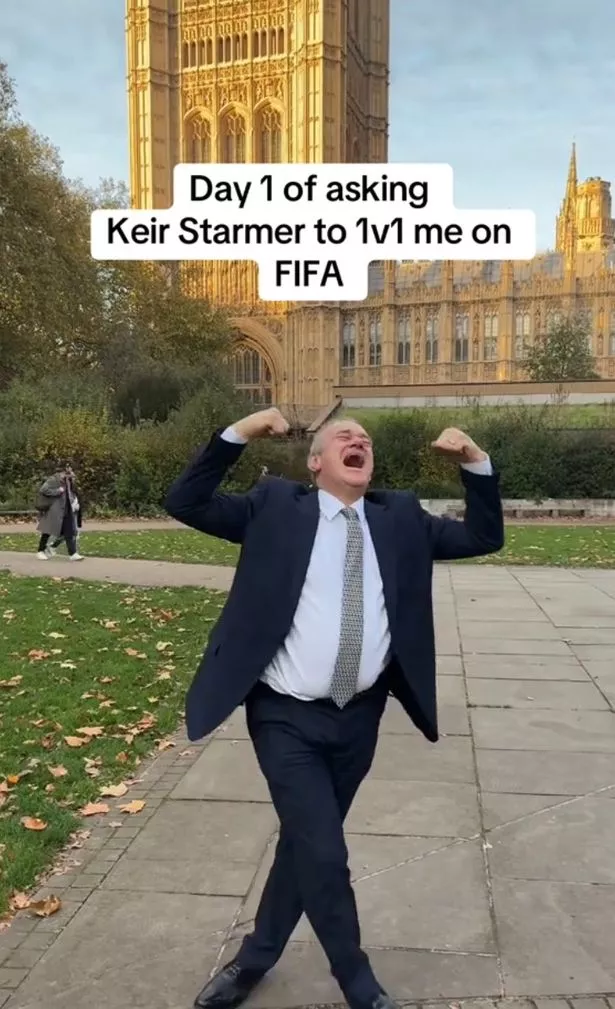 Ed Davey dancing on TikTok