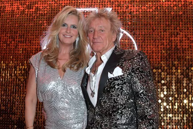  Penny Lancaster and Sir Rod Stewart