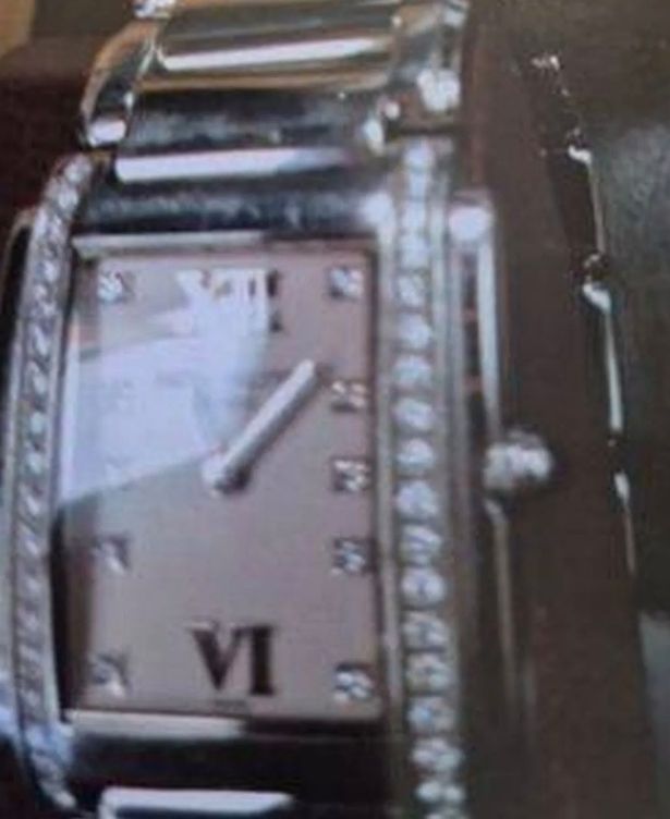 A watch stolen during a break-in in Llandudno