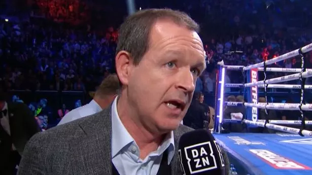 Boxing commentator Adam Smith