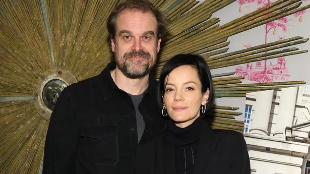 Lily Allen and David Harbour.