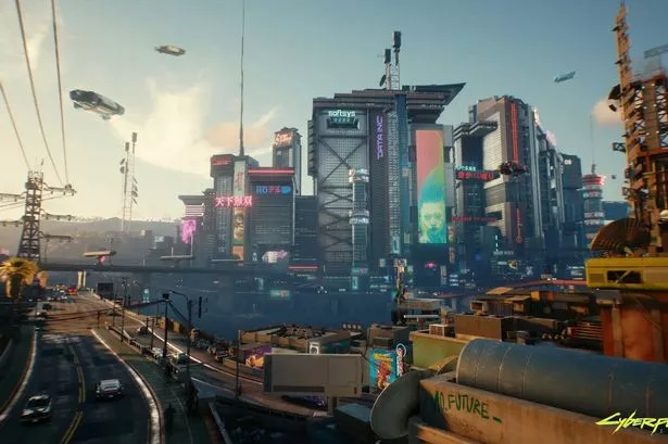 Cyberpunk 2077 screenshot showing Night City