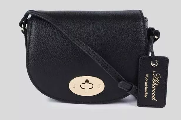 Debenhams' Ashwood Leather 'Borsa della Moda' Real Leather Saddle Crossbody Bag