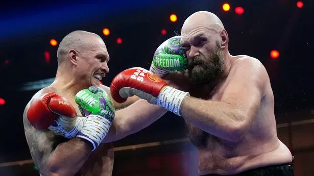 Tyson Fury and Oleksandr Usyk clashed again