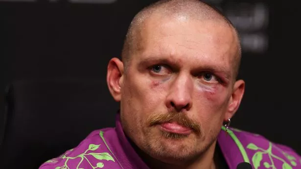 Oleksandr Usyk after beating Tyson Fury