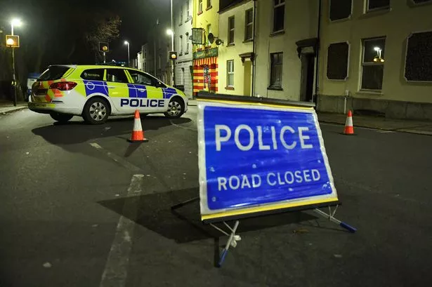 There are roadworks on Albert Road