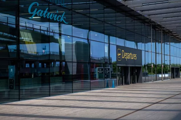 The main departures entrance at the North Terminal at Gatwick Airport. (Photo by Chris J Ratcliffe/Getty Images)