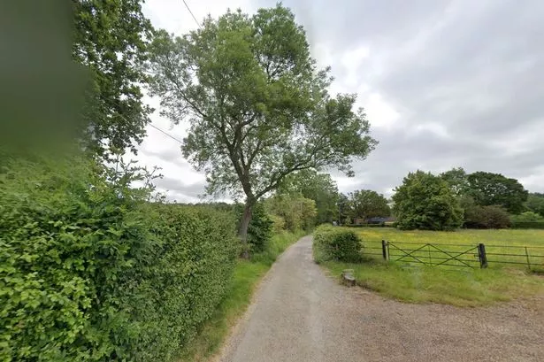 THe incident occurred further down this road just past the railway bridge at the end of Lollesworth Lane.