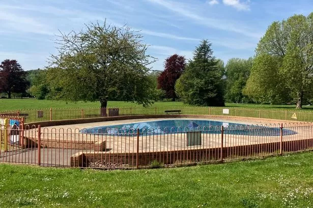 The paddling pool at the pleasure ground