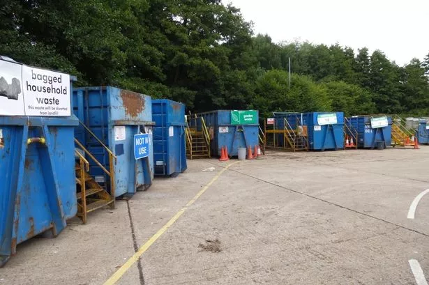 Bagshot Recycling Centre (image SCC)