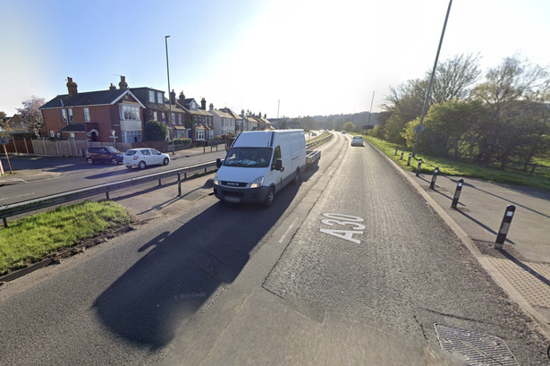 The A30 Egham Bypass crossing the petitioners wanted to improve (image Google)