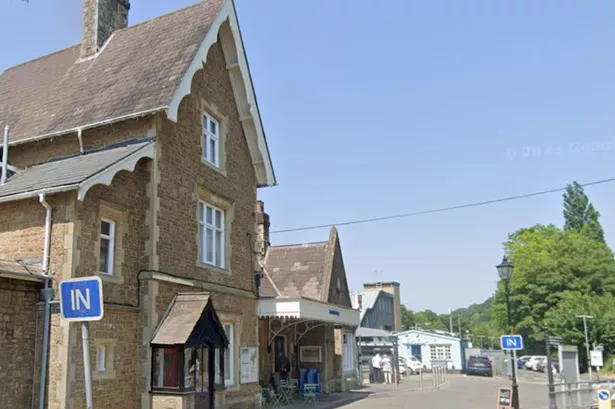 Front of Godalming station