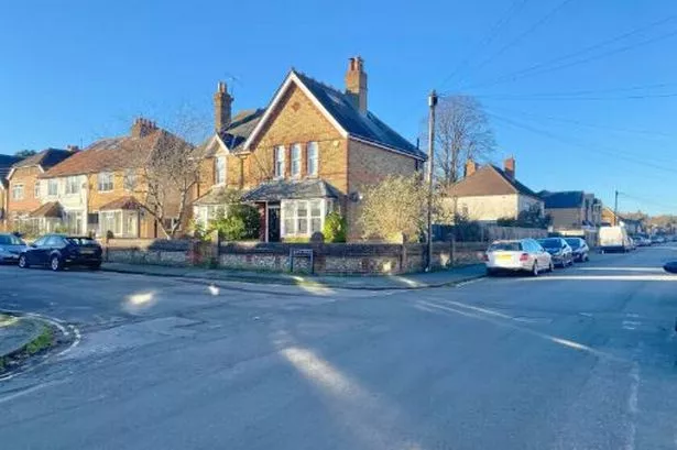 The junction between Deans Road and Albury Road in Merstham