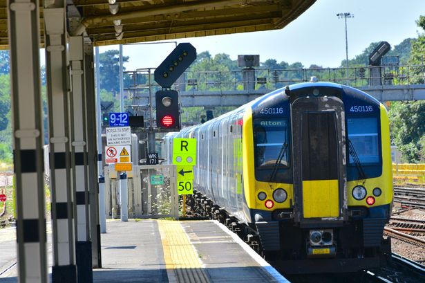 Train at platform