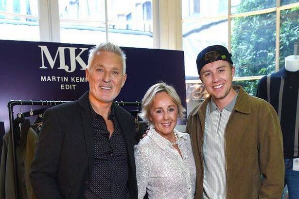 Roman Kemp with his famous parents, Martin and Shirlie