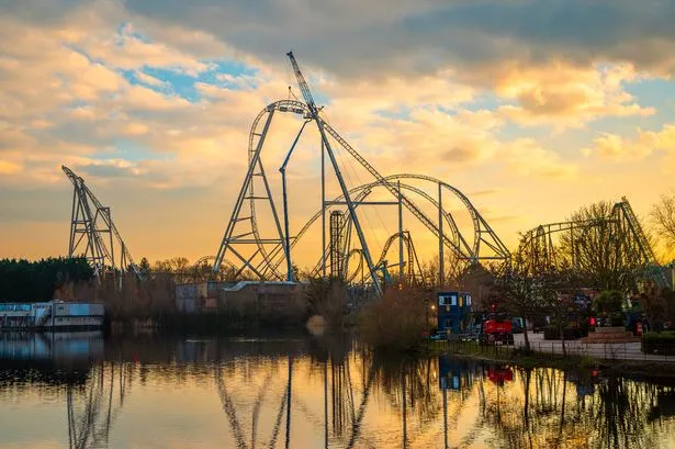 The ride and lake