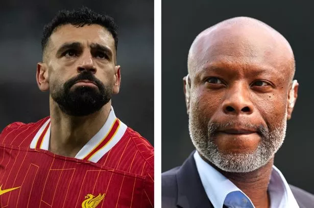 Liverpool talisman Mohamed Salah (left) would not be a good signing for Chelsea, according to William Gallas (right)