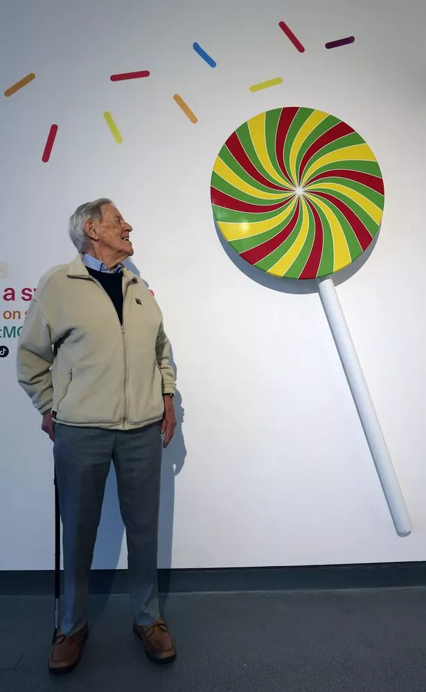 Taveners Sweets story pictured former Taverners Purchasing Manager Ken Bryan at Museum of Liverpool Exhibition. Photo by Colin Lane