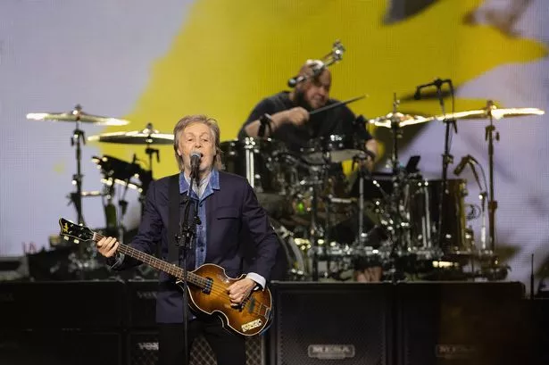 Paul McCartney performs at The O2 Arena on December 18, 2024 in London, England.