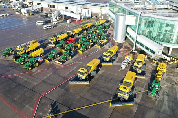 Manchester Airport's snow-clearing vehicle fleet