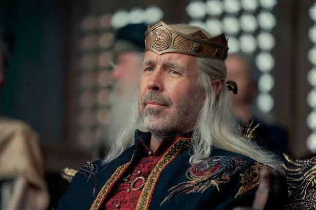 The reign of House Targaryen begins.
Paddy Considine as King Viserys I Targaryen