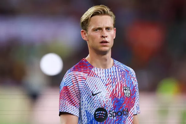 Frenkie de Jong starred for Barcelona in their exhibition clash with Manchester City