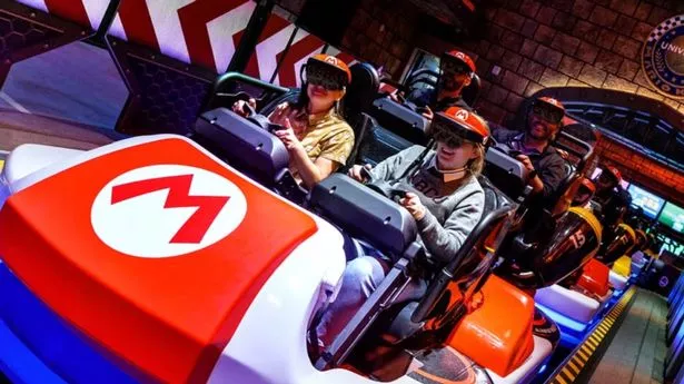 The new Mario Kart ride has been criticised by park users