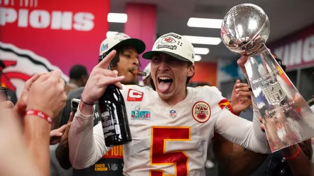 The Kansas City Chiefs enjoyed themselves after their victory