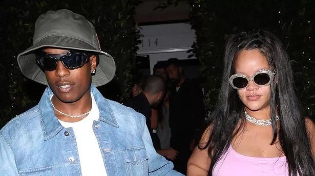 A$AP Rocky and Rihanna enjoyed an evening together