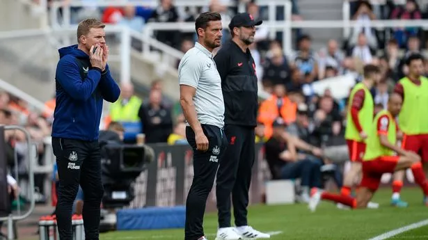 Eddie Howe, Jason Tindall and Jurgen Klopp