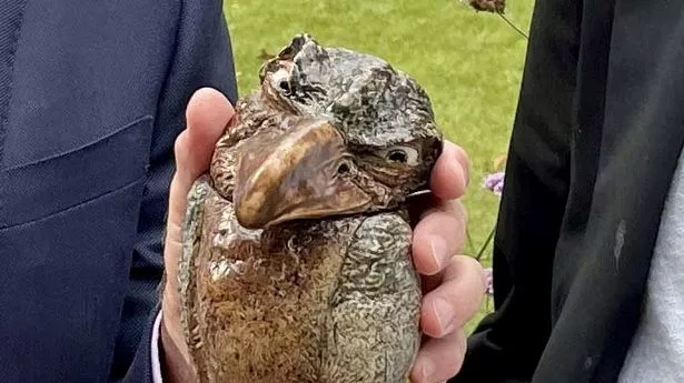 A Wally Bird sculpture has been returned to its owner 16 years after it was stolen from a manor house in a heist