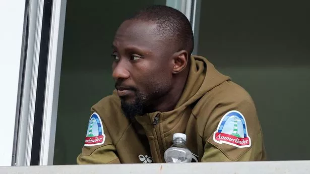 Werder Bremen midfielder Naby Keita watching a friendly