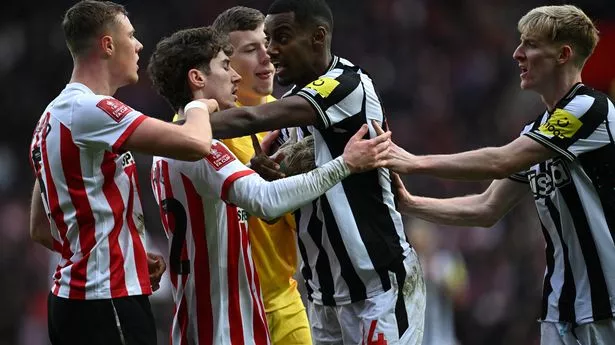 Alexander Isak scored twice as Newcastle eased to victory