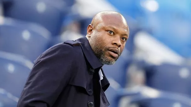 William Gallas attends France national team training session ahead of international friendly football match against Russia