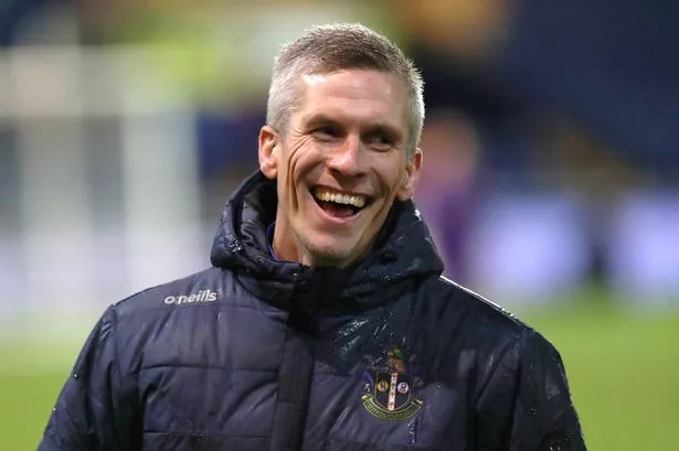 Steve Morison during Mansfield Town v Sutton United