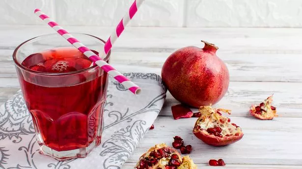 Health professionals say drinking pomegranate juice can bring huge benefits