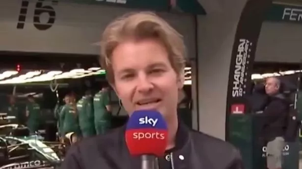 Nico Rosberg speaks at the Chinese Grand Prix