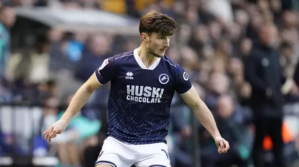 Ryan Longman during Millwall's match with Sheffield Wednesday