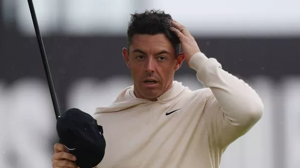 Rory McIlroy reacts during the Genesis Scottish Open