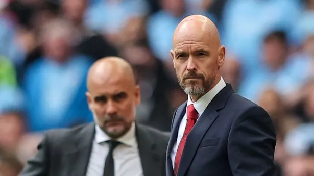 LONDON, ENGLAND - MAY 25: Manchester United manager Erik ten Hag looks on during the Emirates FA Cup Final match between Manchester City and Manchester United at Wembley Stadium on May 25, 2024 in London, England.(Photo by Alex Dodd - CameraSport via Getty Images)