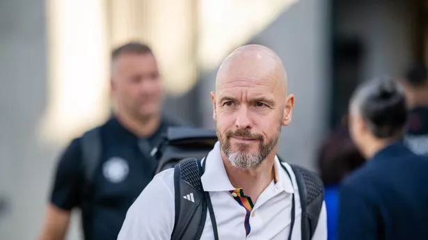 Manchester United manager Erik ten Hag during pre-season in 2024