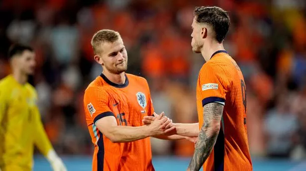 Matthijs de Ligt had a below par game despite Holland winning well